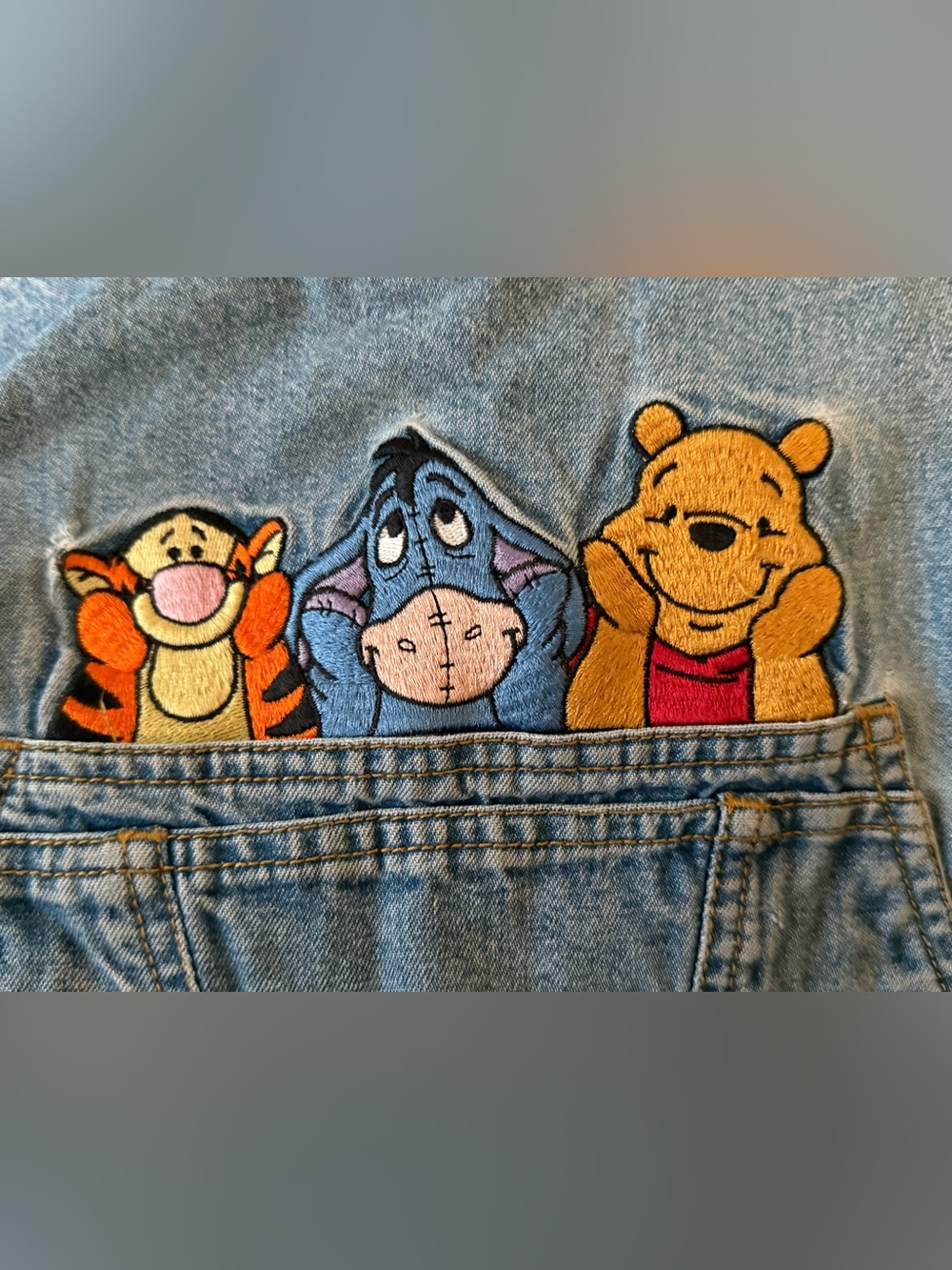 Disney Blue Denim Overalls